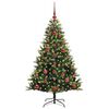 vidaXL &Aacute;rvore de Natal Artificial com Hastes Flex&iacute;veis 150 LEDs 120 cm