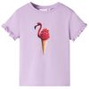 T-shirt para crian&ccedil;a lil&aacute;s 92