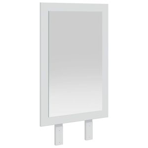 vidaxl Espelho FAUSKE Branco 43 x 3,5 x 77 cm Retangular