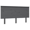 vidaXL Cabeceira de cama 144x6x82,5 cm pinho maci&ccedil;o cinzento