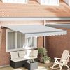 vidaXL Estrutura de Toldo Manual Antracite 3 x 2,5 m