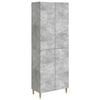 vidaXL Conjunto de Gabinete 2 pcs Cinzento Cimento