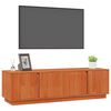 vidaXL Gabinete para TV Castanho Cera 140 x 40 x 40 cm