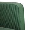 vidaXL Poltrona com apoio de bra&ccedil;os 54 cm tecido corduroy verde escuro