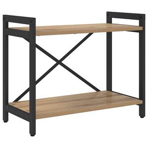 vidaXL Estante Carvalho Artesanal 60 x 30 x 50 cm Madeira processada