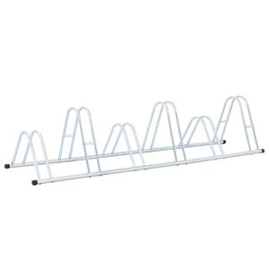 vidaXL Suporte independente para 6 bicicletas a&ccedil;o galvanizado