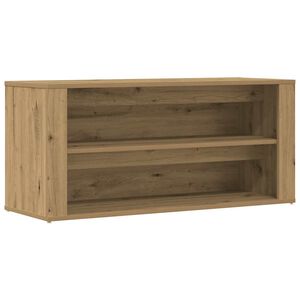 vidaXL Sapateira 100x35x45 cm derivados de madeira carvalho artisiano