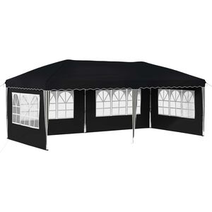 vidaXL Tenda de Festa Pop-up 575 x 289 x 245 cm Antracite