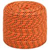 vidaXL Corda de barco 8 mm 25 m polipropileno laranja