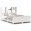 vidaXL Cama sem colchão 120x200 cm madeira de pinho maciça branco