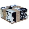 vidaXL Mesa de centro em pele de vaca genu&iacute;na 60x60x36 cm