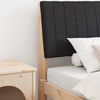 vidaXL Cabeceira estofada Preto 100 cm Madeira de Pinheiro S&oacute;lida