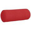 vidaXL Almofadas de Apoio 2 pcs Vermelho &Oslash; 15 x 40 cm tecido