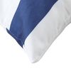 vidaXL Almofadas decorativas 4pcs 50x50 cm tecido riscas azul/branco