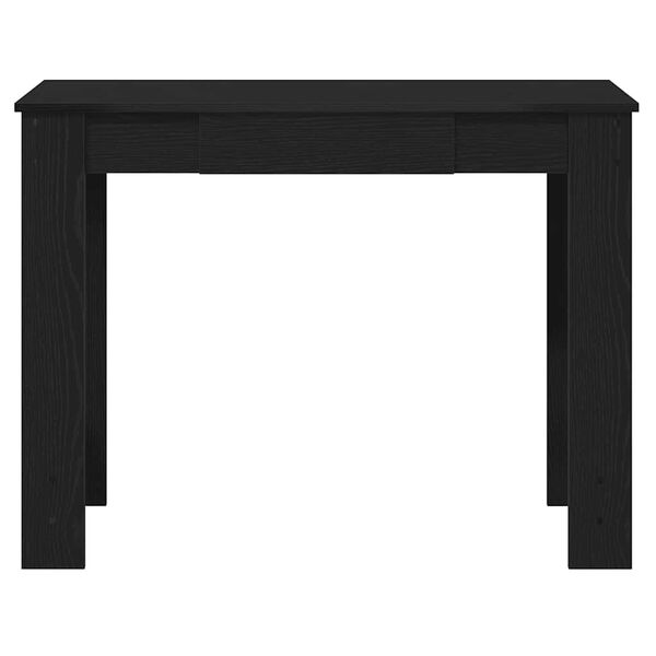 vidaXL Secretária 100x45x75 cm derivados de madeira preto