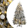vidaXL &Aacute;rvore Natal artificial articulada c/ 300 luzes LED+bolas 180cm