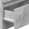 vidaXL Mesas de cabeceira 2pcs c/ 2gavetas 40x33x60cm cinzento cimento