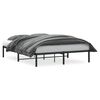 vidaXL Estrutura de cama 160x200 cm metal preto