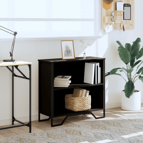 vidaXL Estante 80x31x74,5 cm derivados de madeira preto