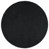 vidaXL Tapete de pelo curto OVIEDO &Oslash; 160 cm preto