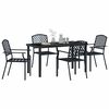 vidaXL Conjunto de Jantar para Jardim 5 pcs Antracite