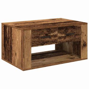 vidaXL Mesa de centro Madeira Antiga 80 x 50 x 40 cm