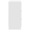 vidaXL Aparador 80x35x76 cm derivados de madeira branco