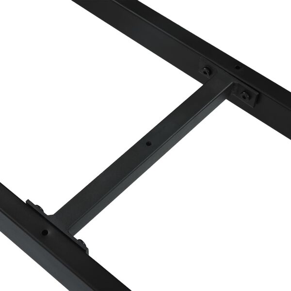 vidaXL Pernas para mesa de jantar estrutura em X 120x50x72 cm