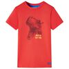 T-shirt para crian&ccedil;a vermelho 128