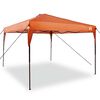 vidaXL Tenda de Toldo Manual Laranja 290 x 290 x 251 cm tecido