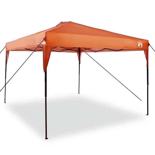 vidaXL Tenda de Toldo Manual Laranja 290 x 290 x 251 cm tecido