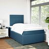 vidaXL Cama boxspring com colch&atilde;o 120x200 cm veludo azul