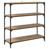 vidaXL Gabinete de Livros 3 n&iacute;veis 100 x 33 x 100 cm