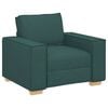 vidaXL Sof&aacute;-cadeira Verde Escuro 100x78x84 cm Tecido