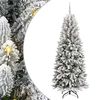 vidaXL &Aacute;rvore de Natal Artificial com 300 LEDs Branco 210 cm