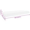 vidaXL Travesseiro para Dormir Liso Branco 70 x 36 x 13 cm