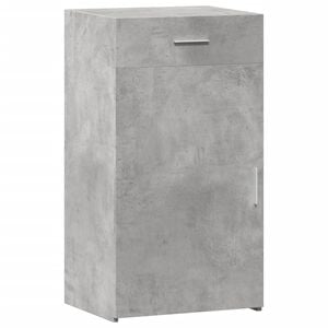 vidaXL Aparador 50x42,5x93 cm derivados de madeira cinzento cimento