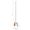 vidaXL Candeeiro suspenso industrial redondo 25 W 19 cm E27 branco