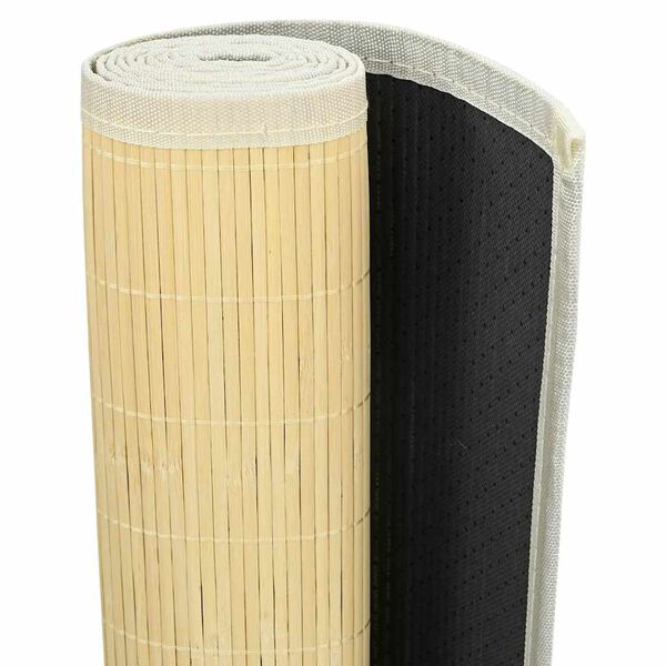 vidaXL Tapete de bambu 160x230 cm natural