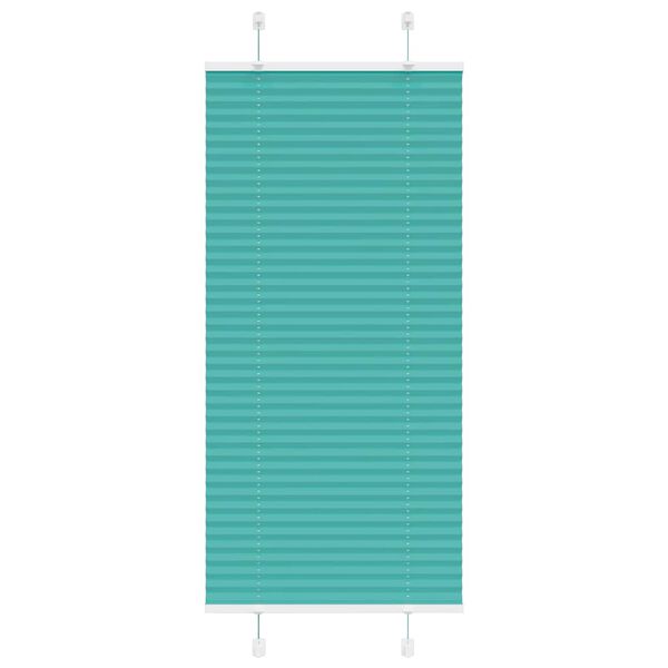 vidaXL Gasolina verde Plissada Cega 60x100 cm Largura Tecido 59,4 cm