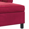 vidaXL Chaise Lounge Vinho Vermelho 91 x 157 x 91 cm Veludo