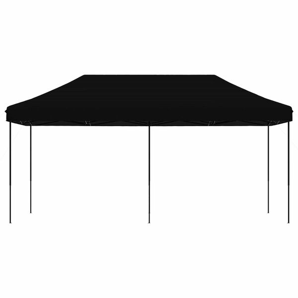 vidaXL Tenda de Festa Preto 292 x 580 x 315 cm Tecido Oxford