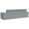 vidaXL Sofá-Cama Cinzento-claro 245 x 78 x 77 cm Veludo