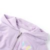 Sweatshirt para crian&ccedil;a com capuz lil&aacute;s 104