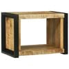 vidaXL Cubo de Parede Castanho 55 x 35 x 40 cm Madeira de manga maci&ccedil;a