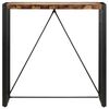 vidaXL Mesa de bar 110x60x110 cm madeira recuperada maciça