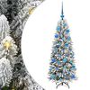 vidaXL &Aacute;rvore de Natal Artificial Branco 120 cm
