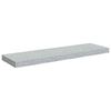 vidaXL Prateleiras de parede 4 pcs 80x23,5x3,8cm MDF cinzento-cimento
