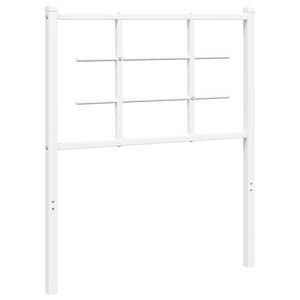 vidaXL Cabeceira de substitui&ccedil;&atilde;o 75 cm metal branco