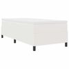 vidaXL Cama Box Creme e Branco 100 x 200 cm Tecido de Veludo Cotele